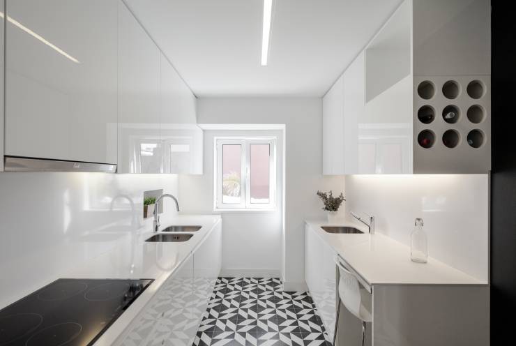 minimalistic Kitchen by Vanessa Santos Silva | Arquiteta